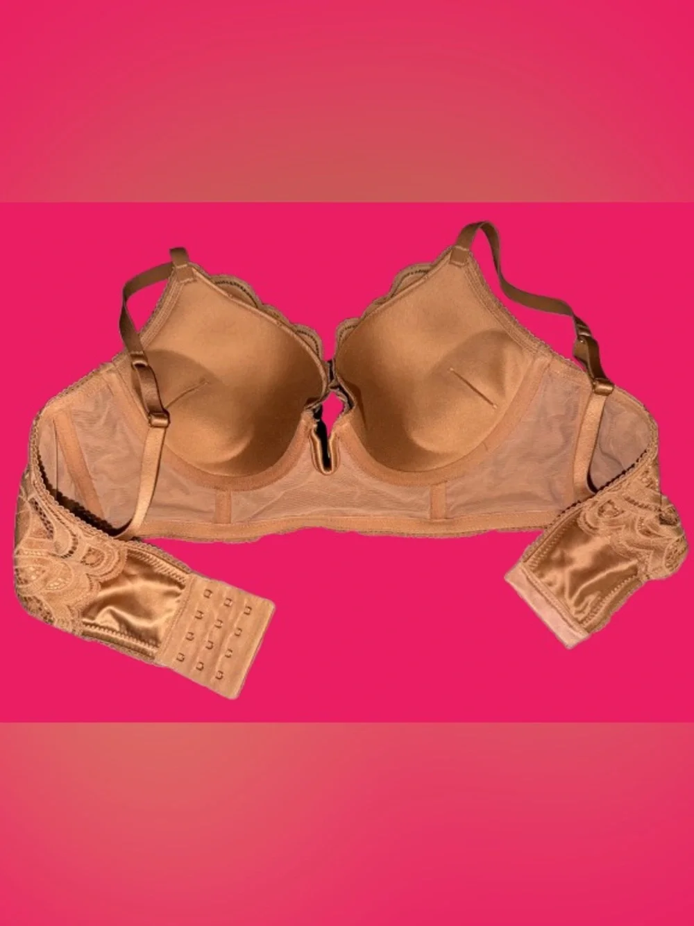 aerie Show Off Plunge Push Up Rooftop Garden Lace Bra | Size 34B | Never Worn - Picture 6 of 7